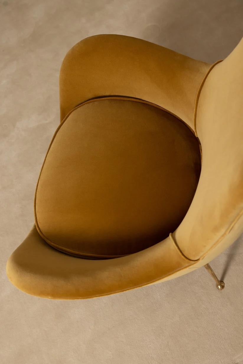 Paire de fauteuils italiens, vers 1950 Bon état - En vente à New York, NY