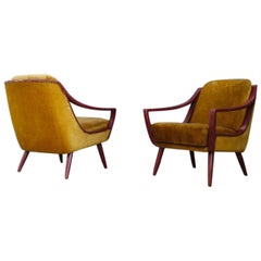 Pair of Italian Armchairs from 1950s