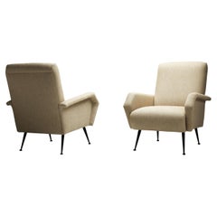 Pair of Italian Armchairs in the manner of Marco Zanuso, Italy 1960s
