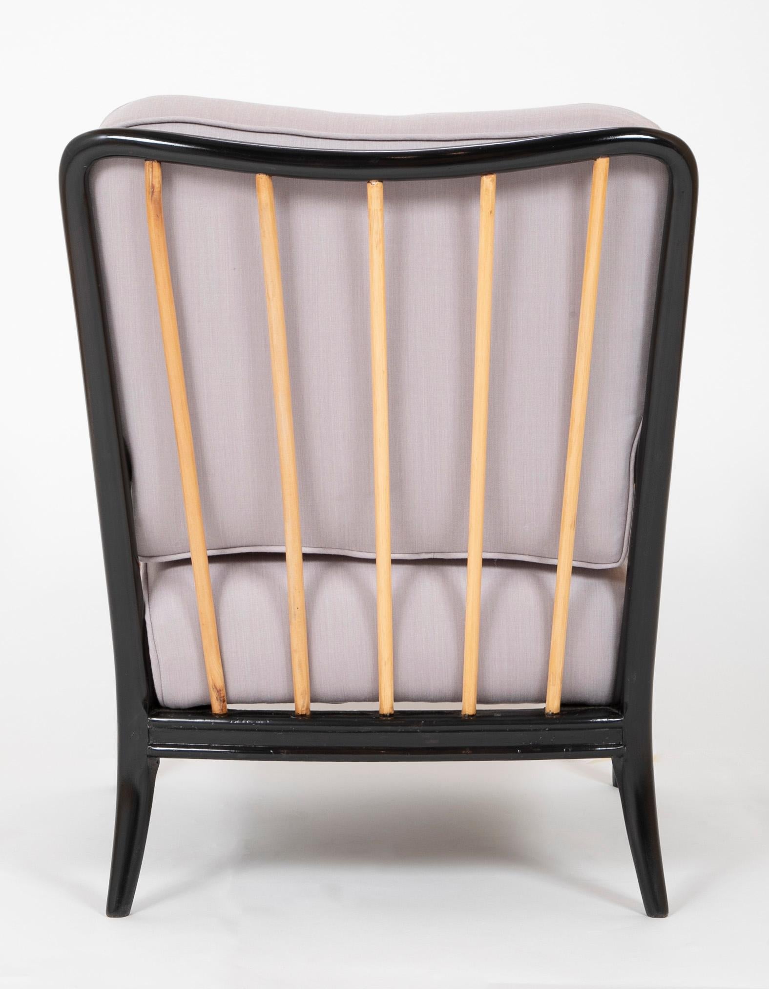Pair of Italian Armchairs in the Manner of Paolo Buffa In Good Condition In Stamford, CT