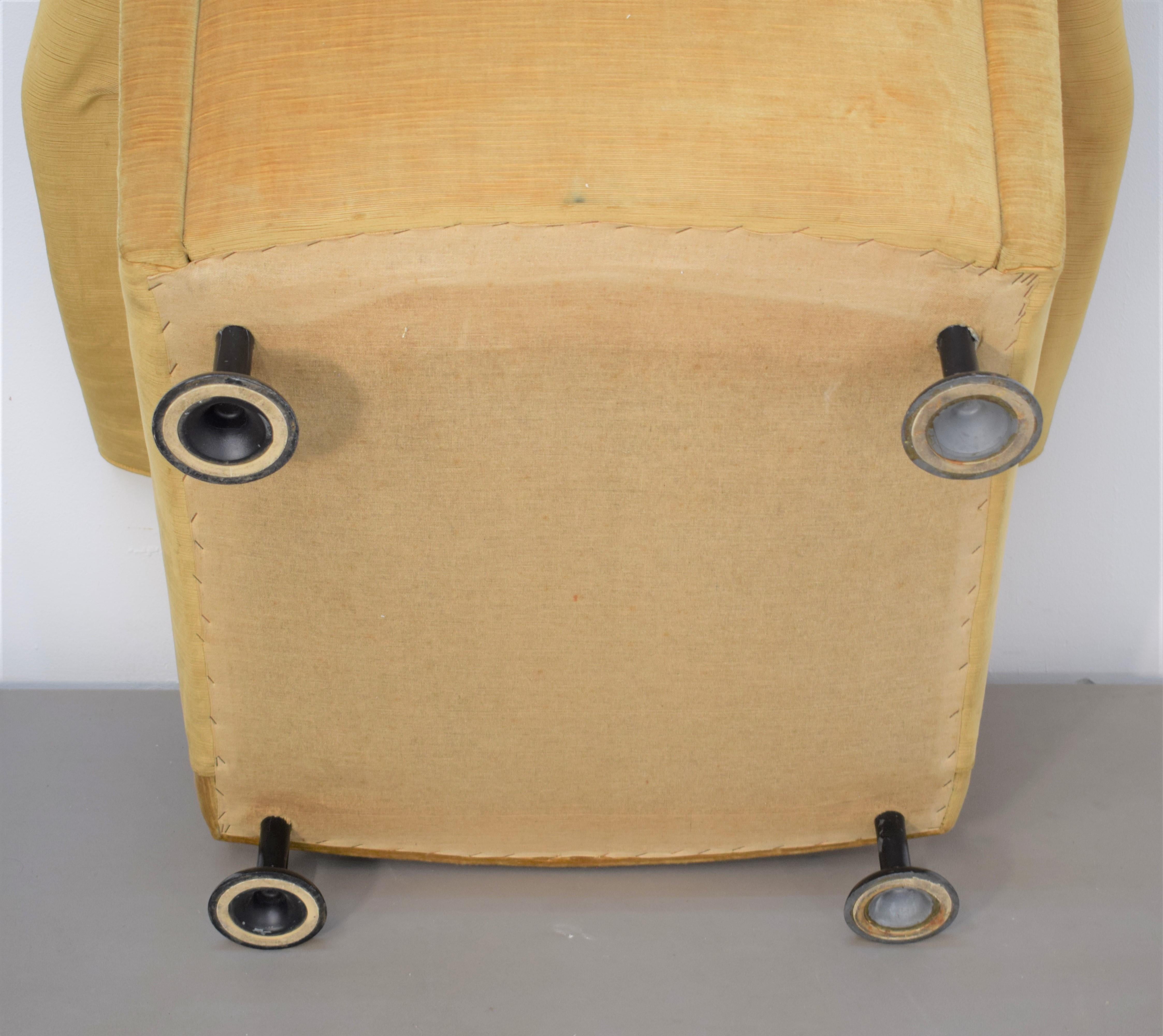 Paire de fauteuils italiens dans le style de Marco Zanuso, années 1960 en vente 3