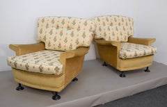 Pair of Italian armchairs in the style of Marco Zanuso, 1960s