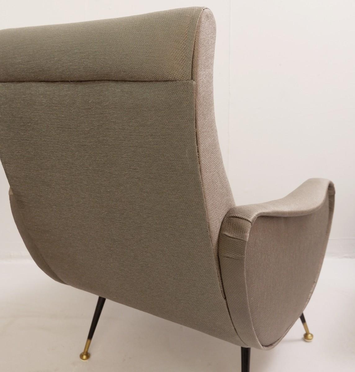 Paire de fauteuils italiens dans le style de Marco Zanuso en vente 1