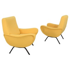 Paar italienische Sessel im Stil von Marco Zanuso, 1960er Jahre