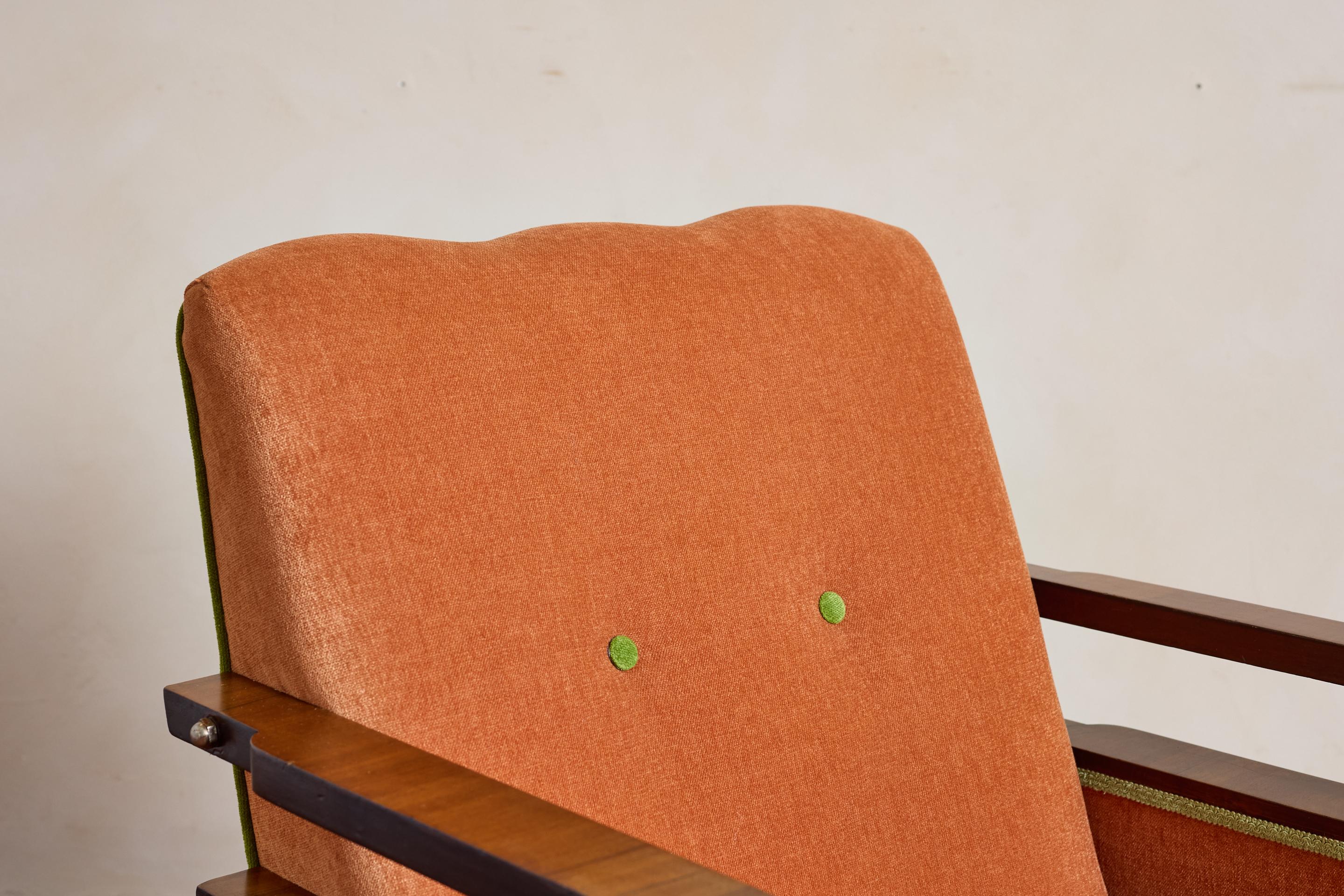 Paire de fauteuils Art déco italiens en vente 5