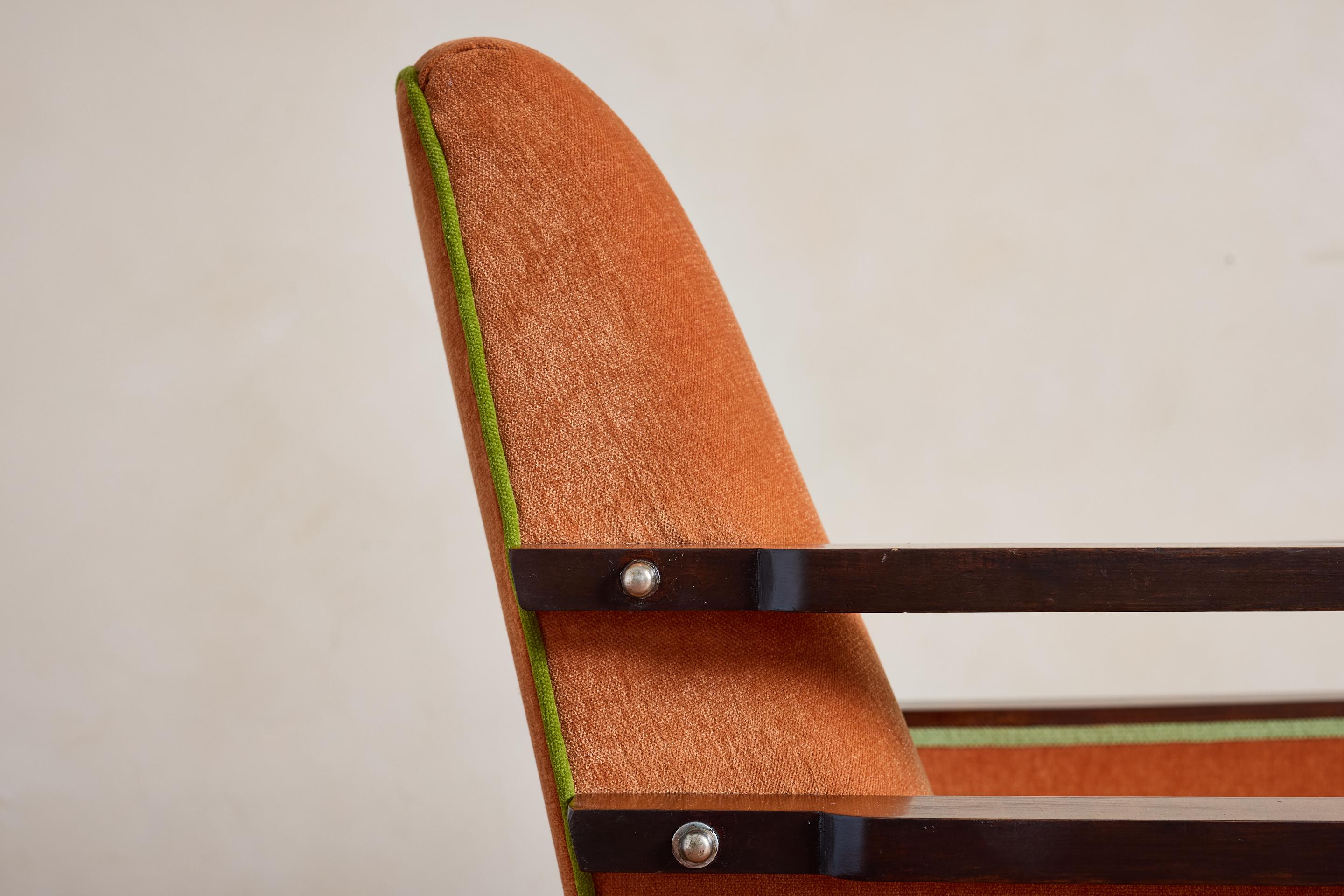 Paire de fauteuils Art déco italiens en vente 6