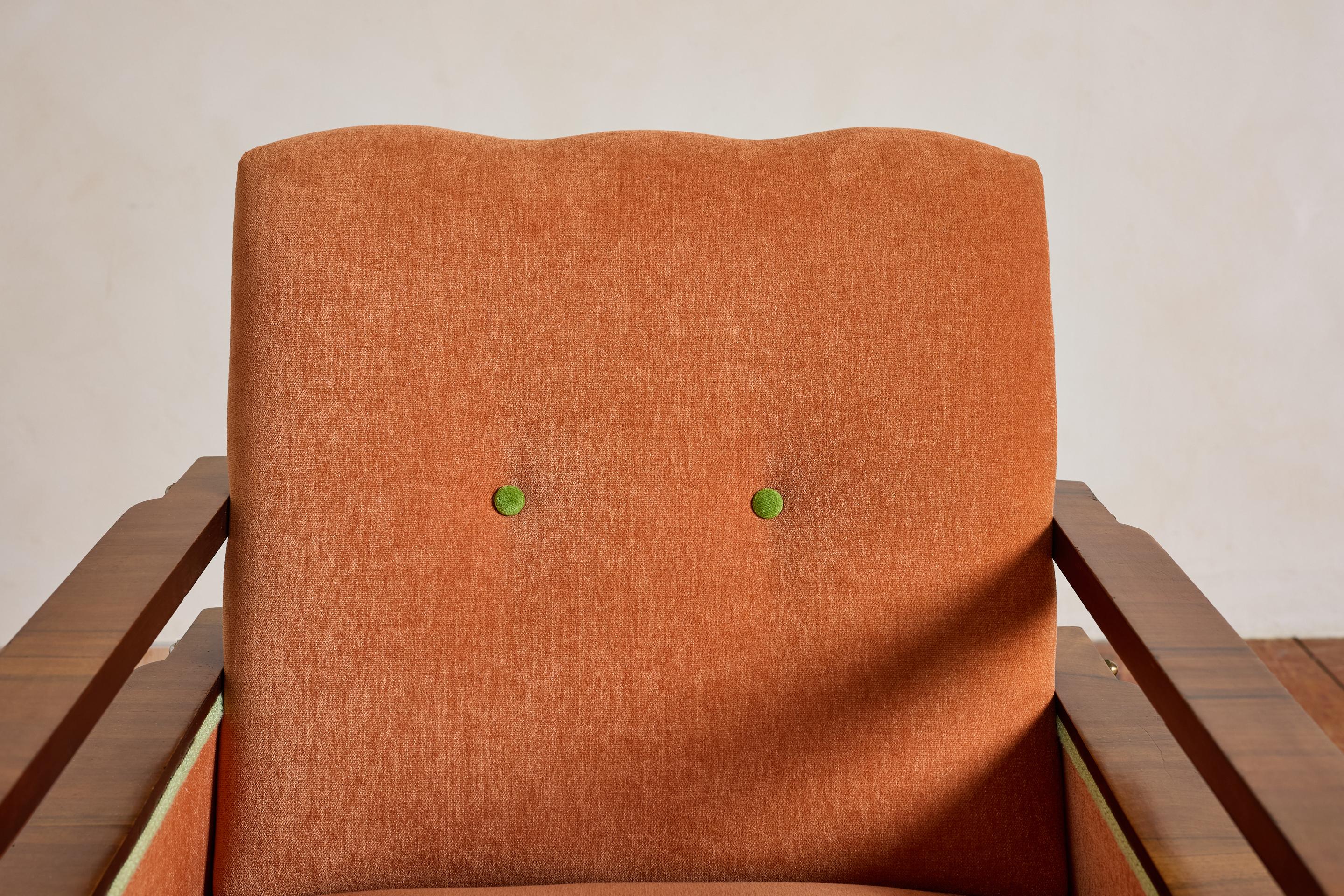 Paire de fauteuils Art déco italiens en vente 8