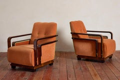 Pair of Italian Art Deco Armchairs