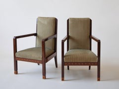 Coppia di poltrone Art Déco italiane, Italia, anni ’30 circa