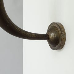 Pair of Italian Art Deco Bronze Cornucopia Wall Lamps Attributed to Gio Ponti