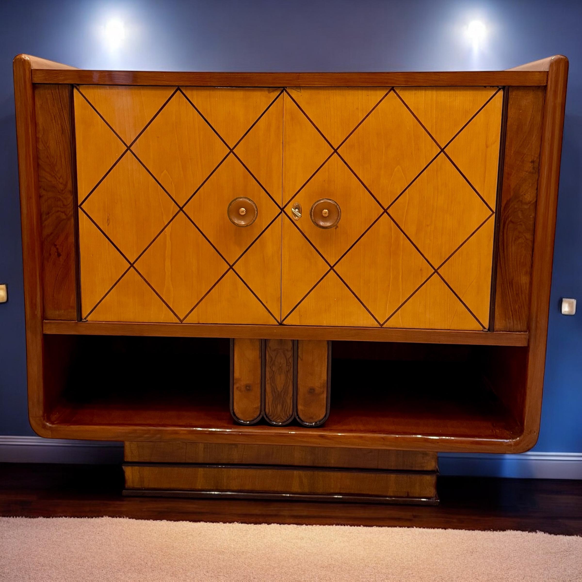 Paar italienische Art-Déco-Schränke  1940