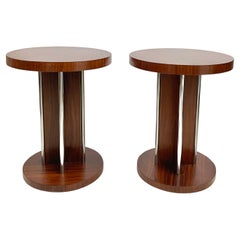 Pair of Italian Art Deco End Tables