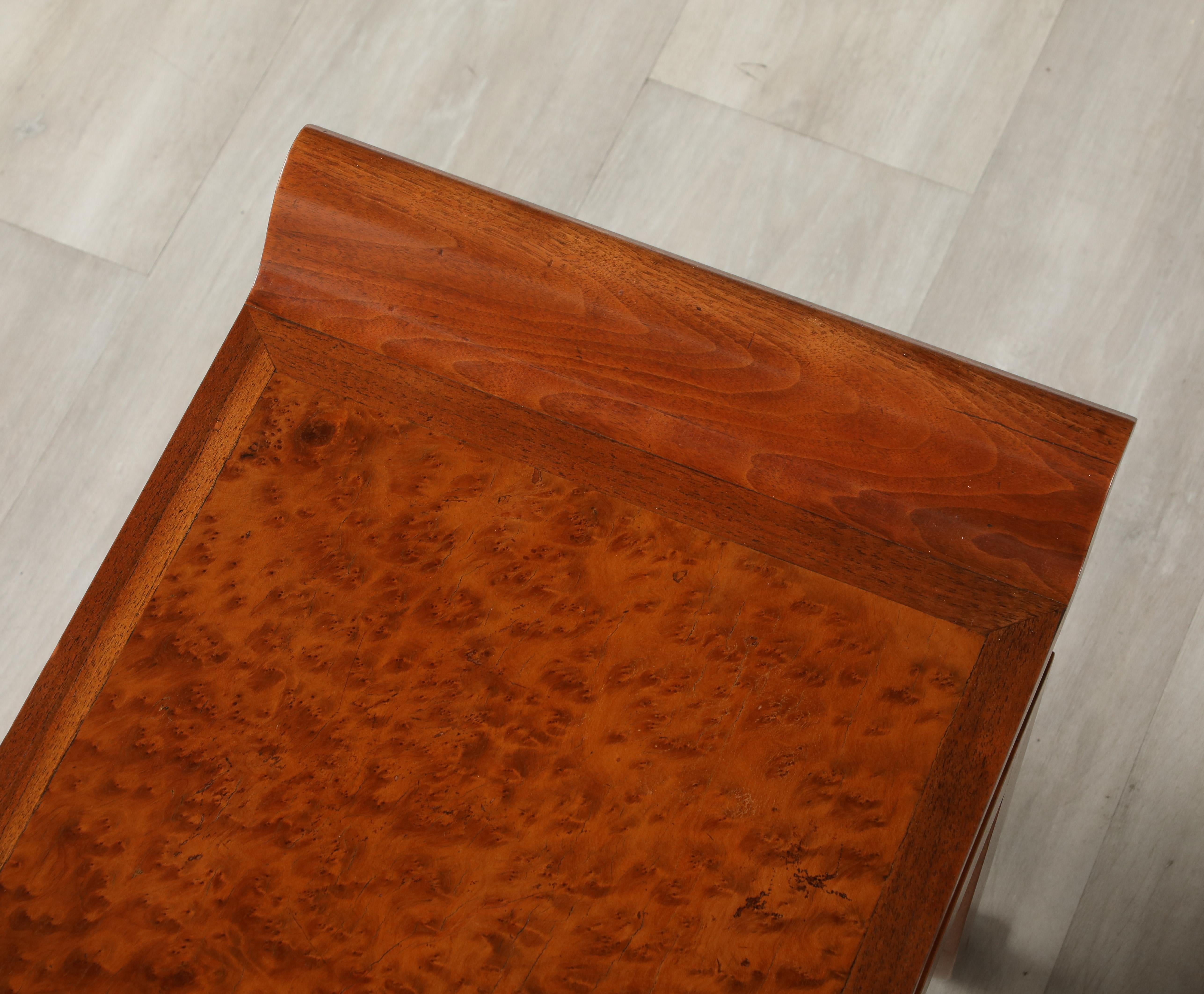 Pair of Italian Art Deco Mahogany Stools, circa 1930 For Sale 9