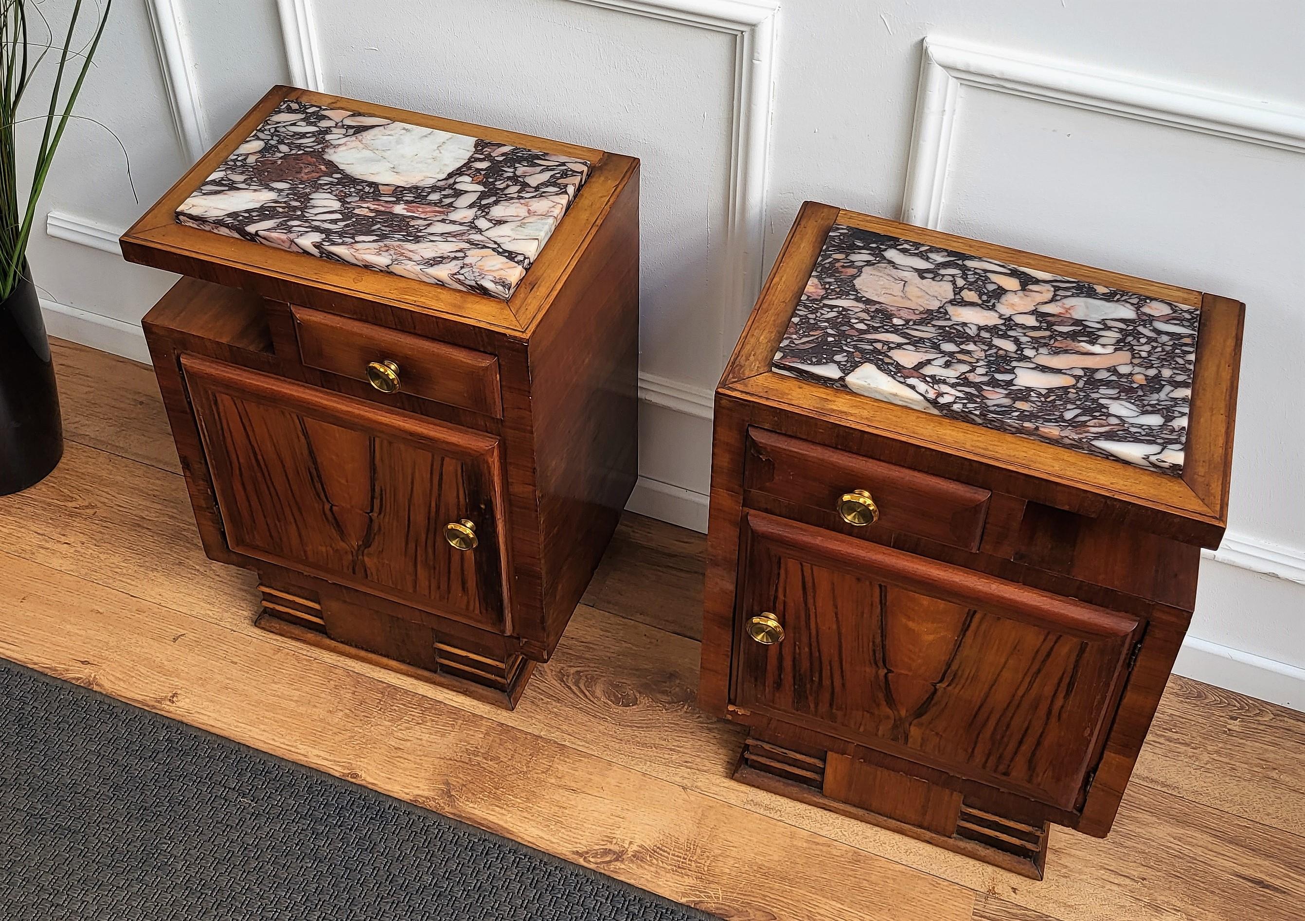 art nouveau nightstand