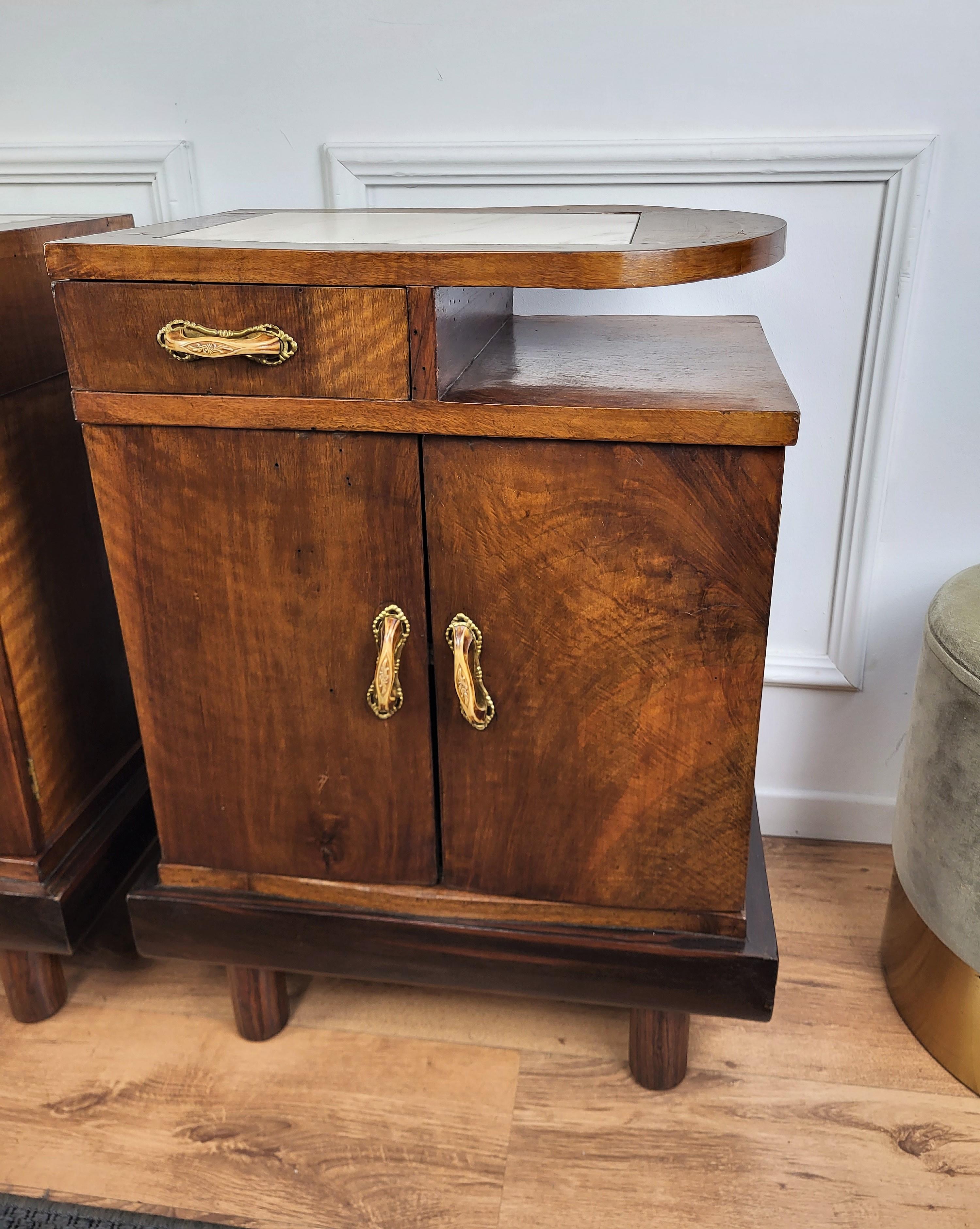 art deco bedside tables