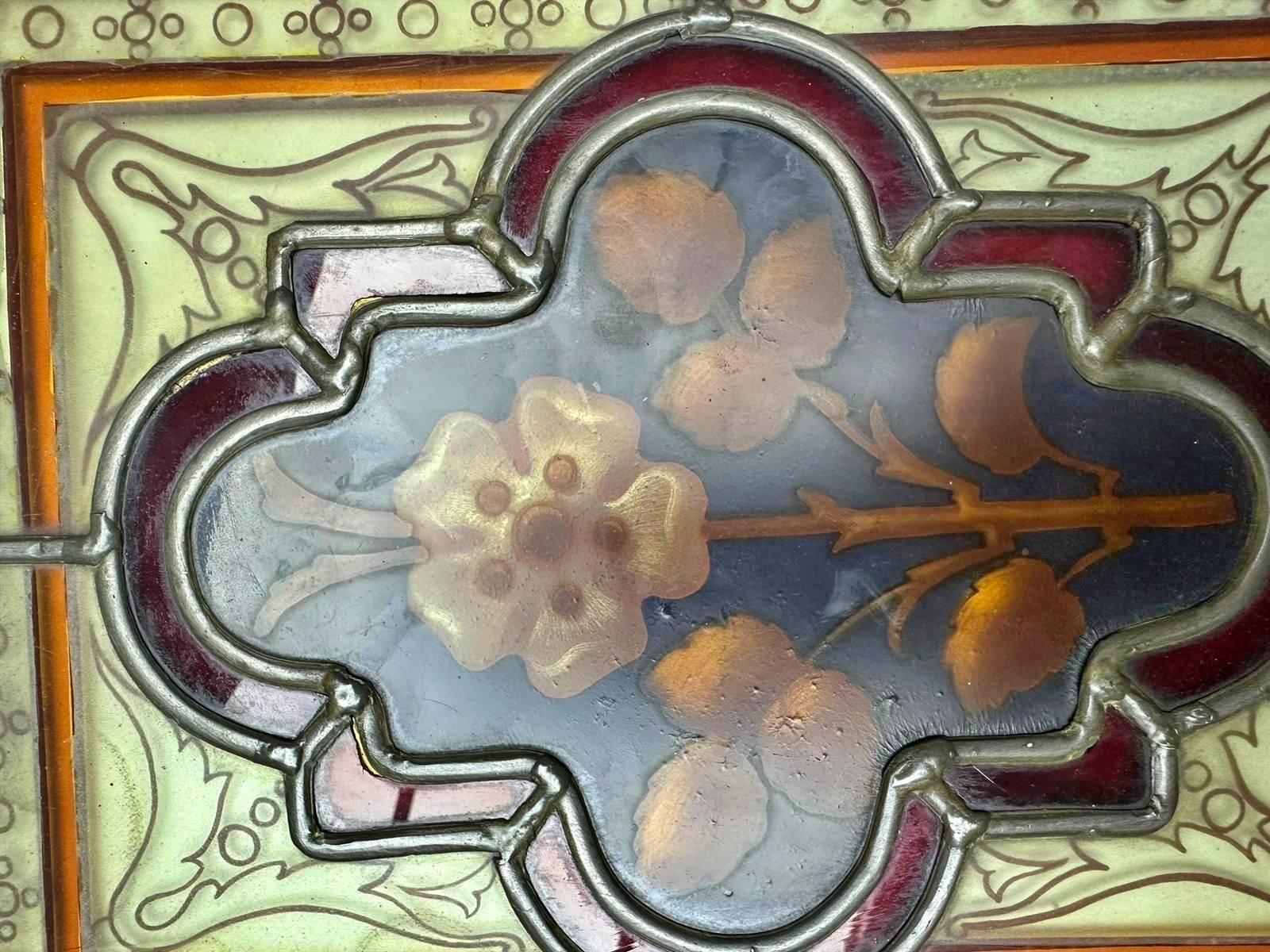 Paar italienische Art-Déco-Tafeln im Art déco-Stil des späten 19. Jahrhunderts „Flower Decorations“ 3