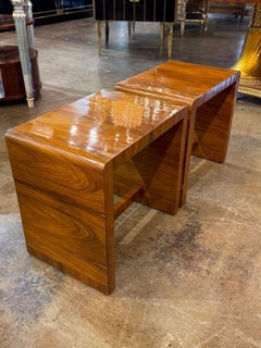 Pair of Italian Art Deco Side Tables