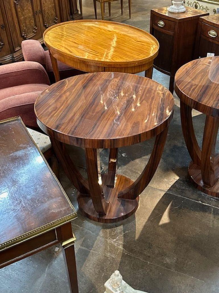 Pair of Italian Art Deco Side Tables In Good Condition In Dallas, TX