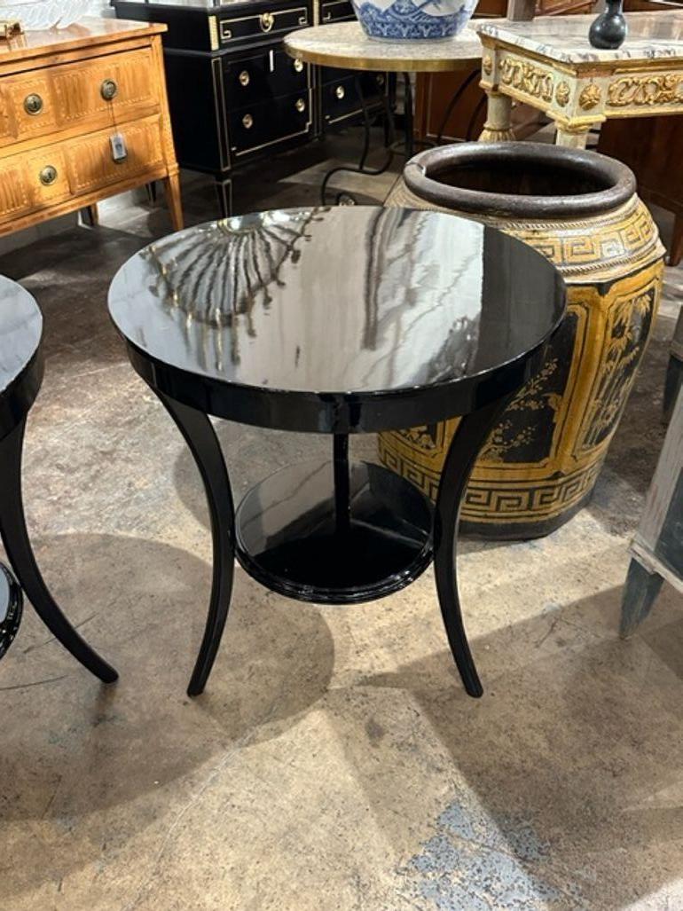 Wood Pair of Italian Art Deco Side Tables