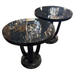 Pair of Italian Art Deco Side Tables