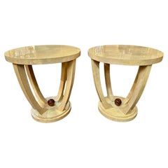 Pair of Italian Art Deco Side Tables