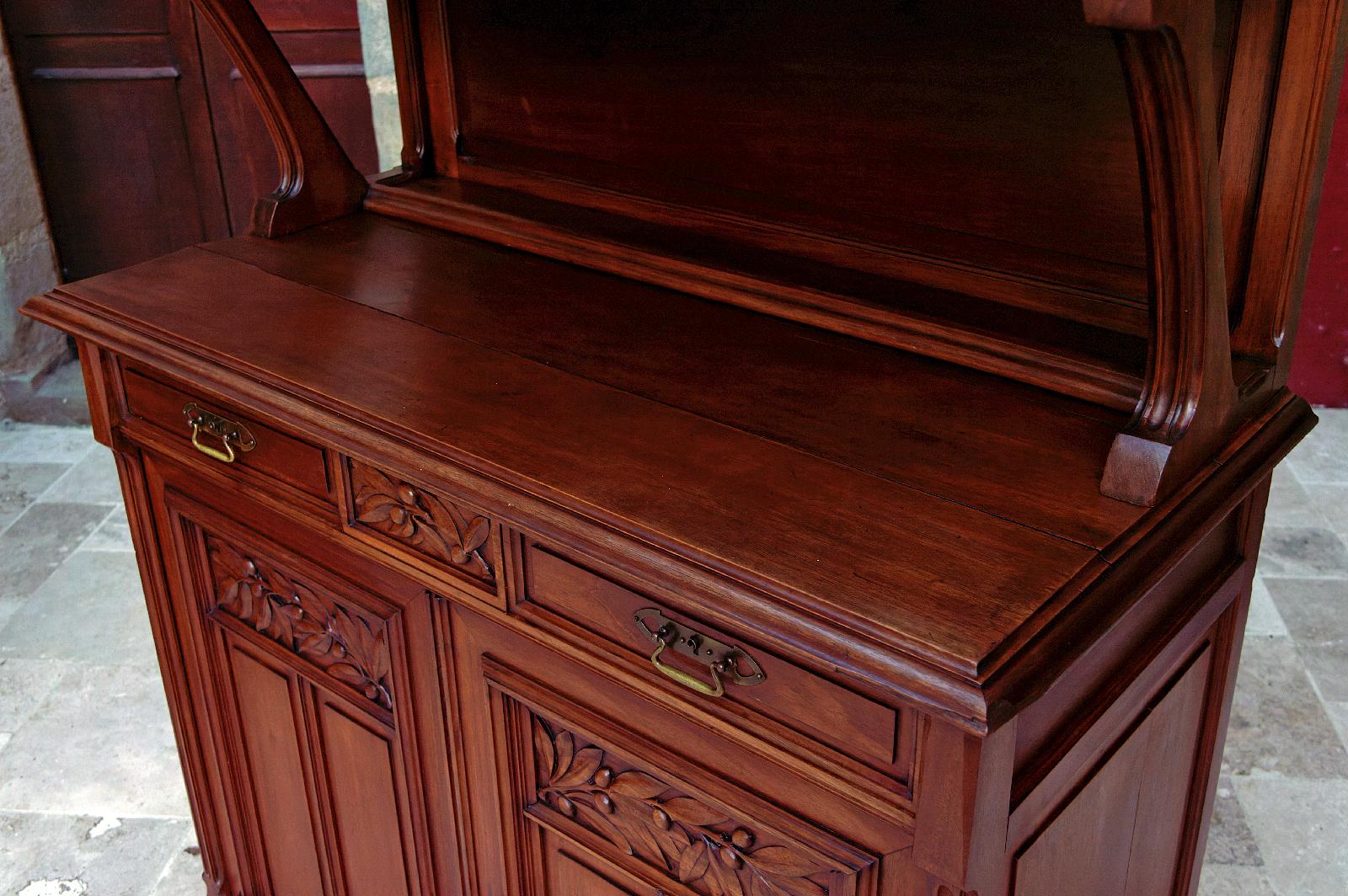 Pair of Italian Art Nouveau Twin Sideboards, circa 1910 For Sale 11