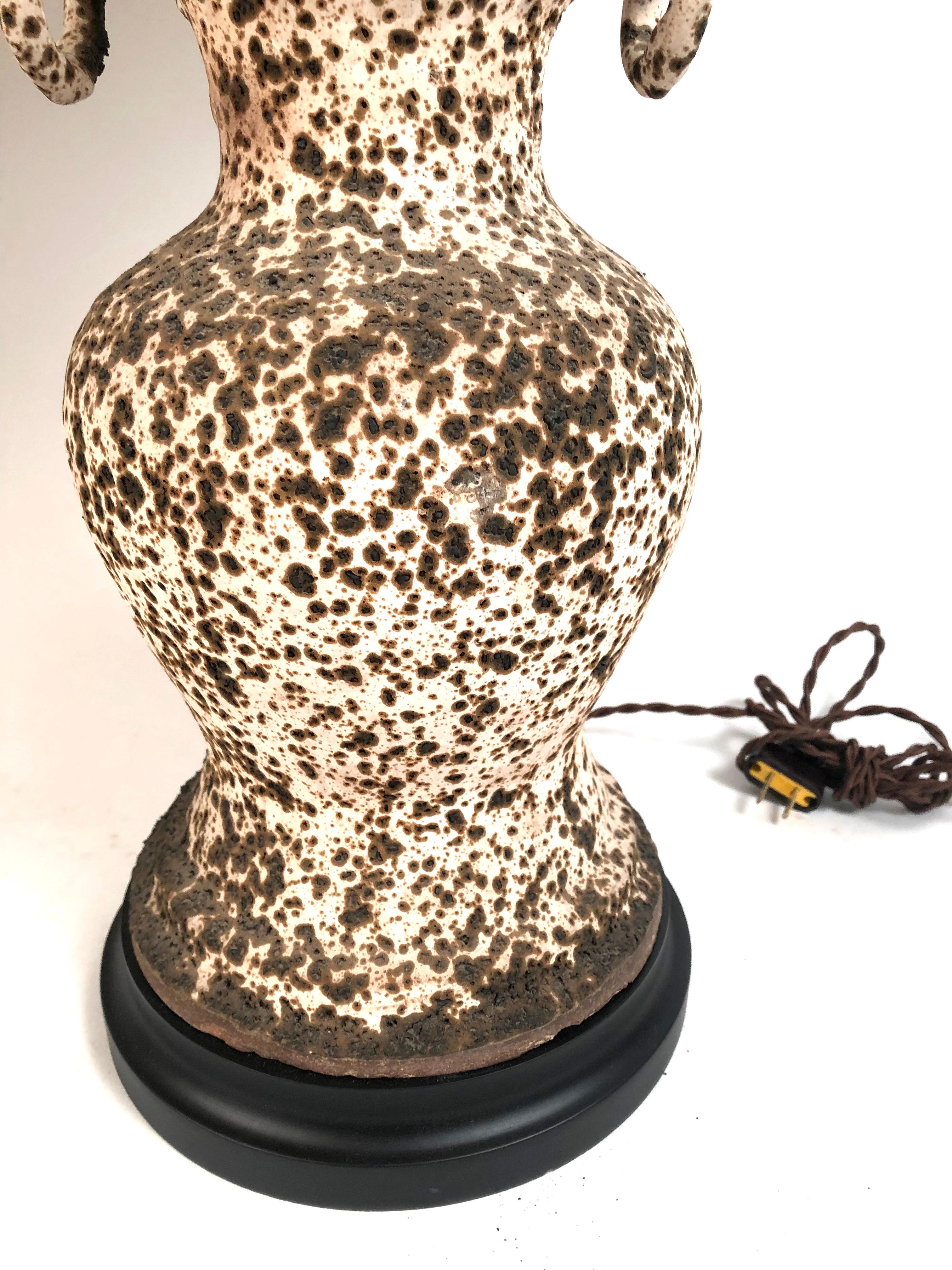 Pair of Italian Art Pottery Lamps 2