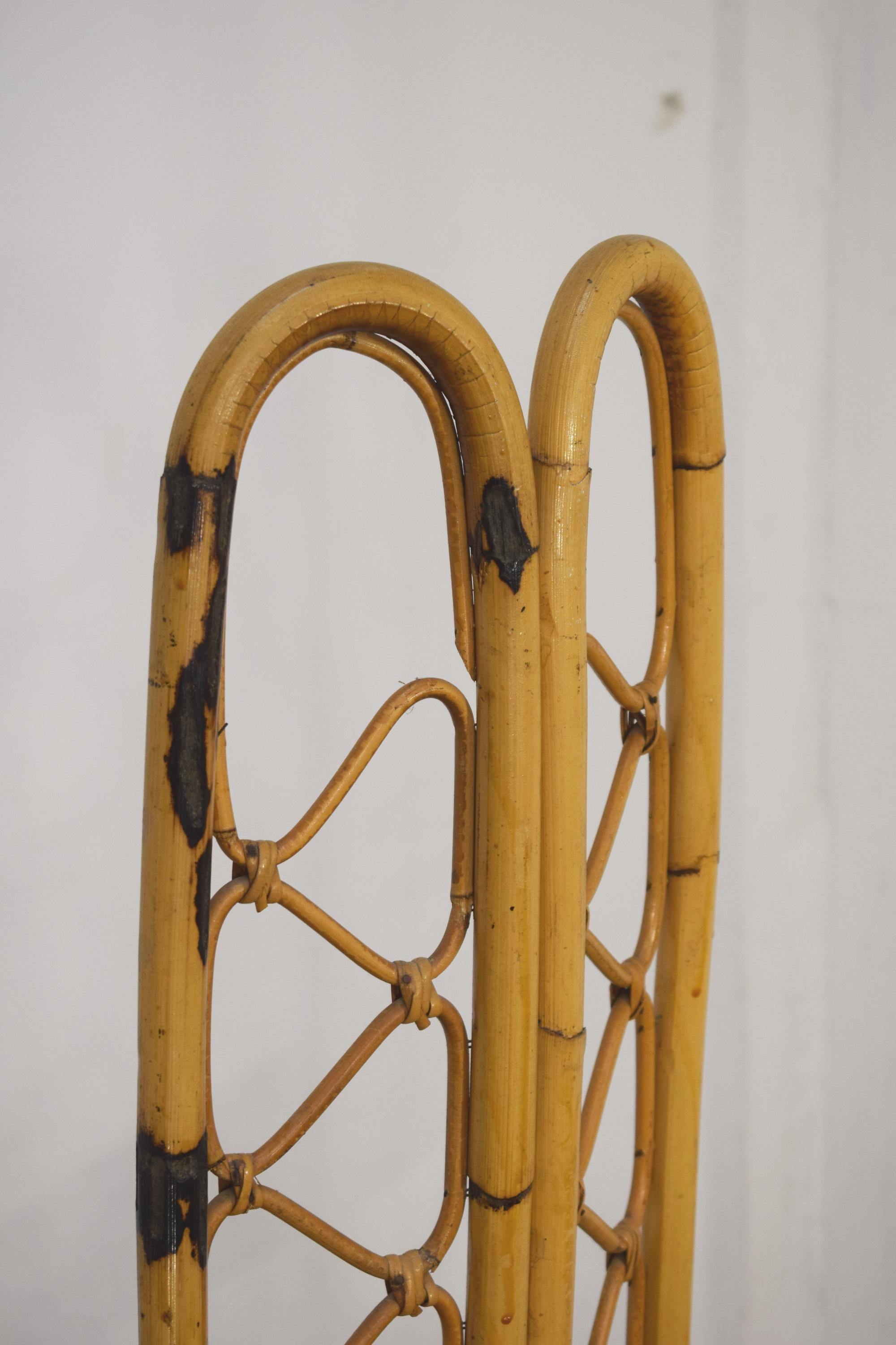 Pair of Italian Bamboo Chairs, 1960s 2