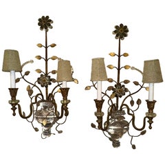 Pair of Italian Banci Firenze Bagues Style Sconces