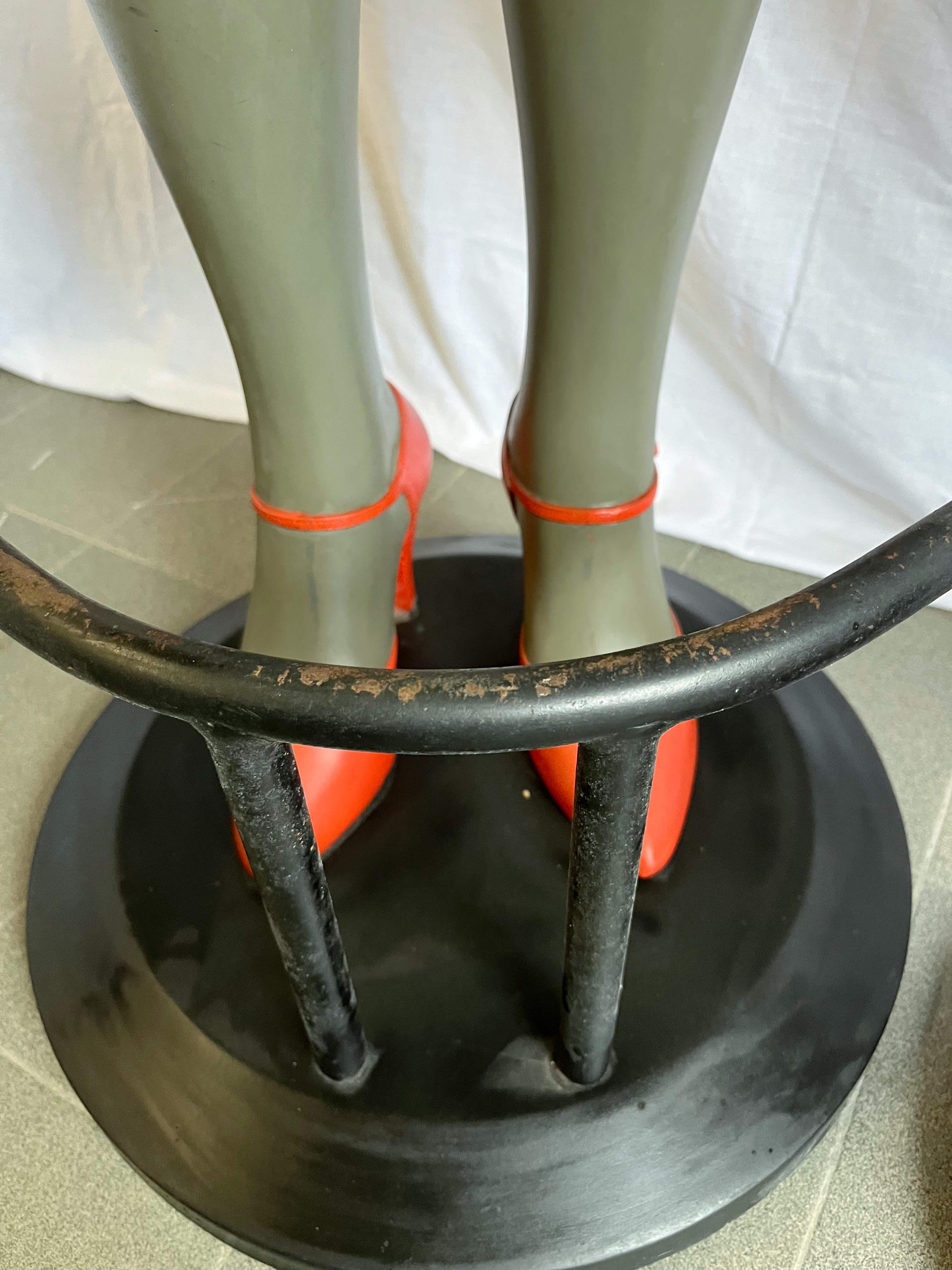 Pair of Italian Bar Stools For Sale 6