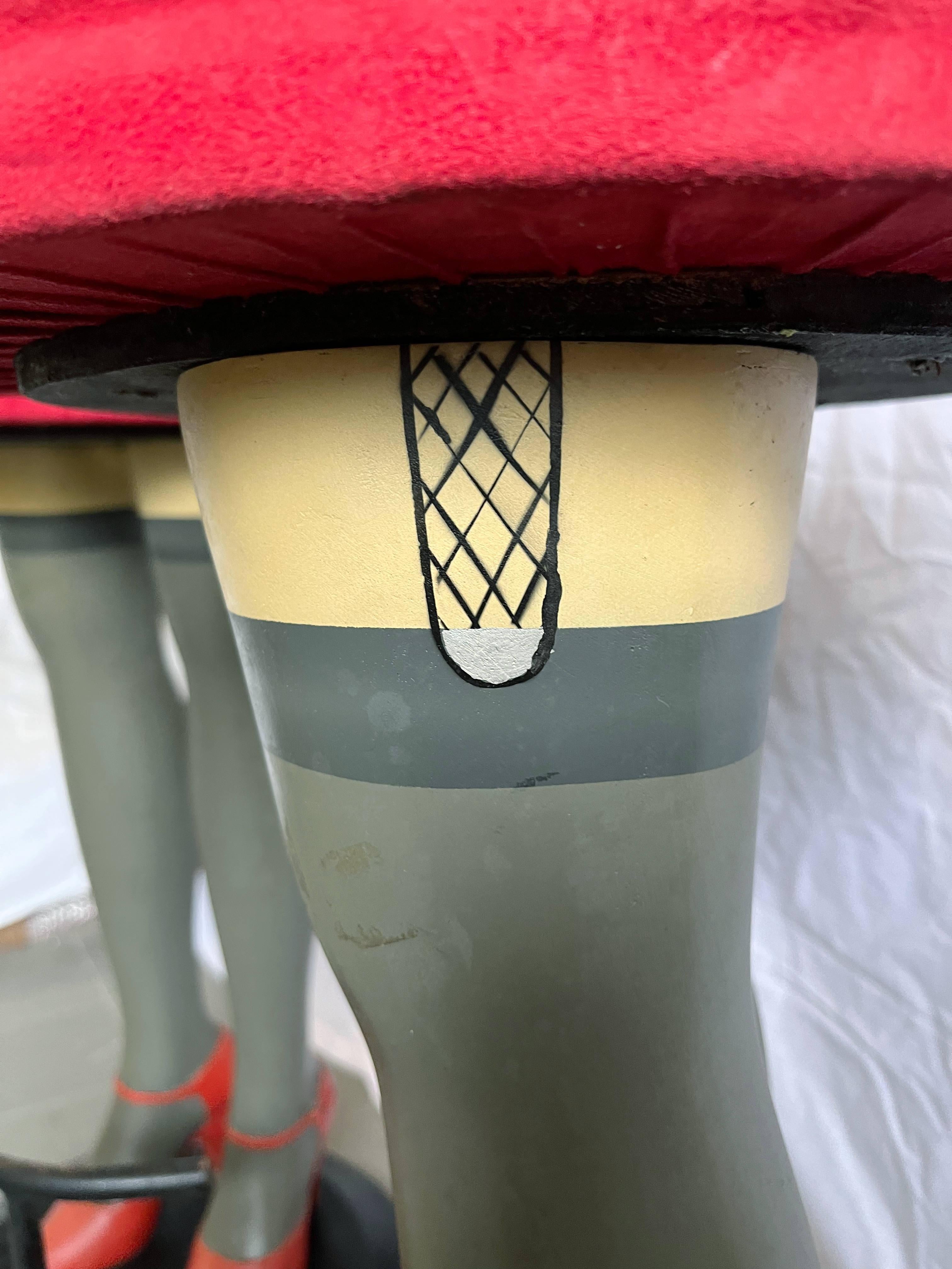 Pair of Italian Bar Stools For Sale 1