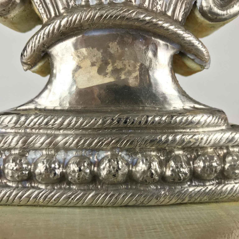 Pair of Italian Hand-made Table Lamps Baroque Style For Sale at 1stDibs