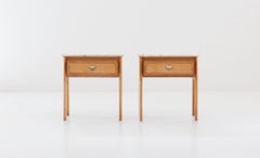 Pair of Italian Bedside Tables, 1950s