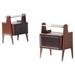 Pair of Italian Bedside Tables, 1950s