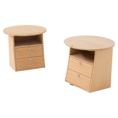Retro Pair of Italian bedside tables by Umberto Asnago for Giorgetti ITALIA
