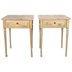 Pair of Italian Bedside Tables