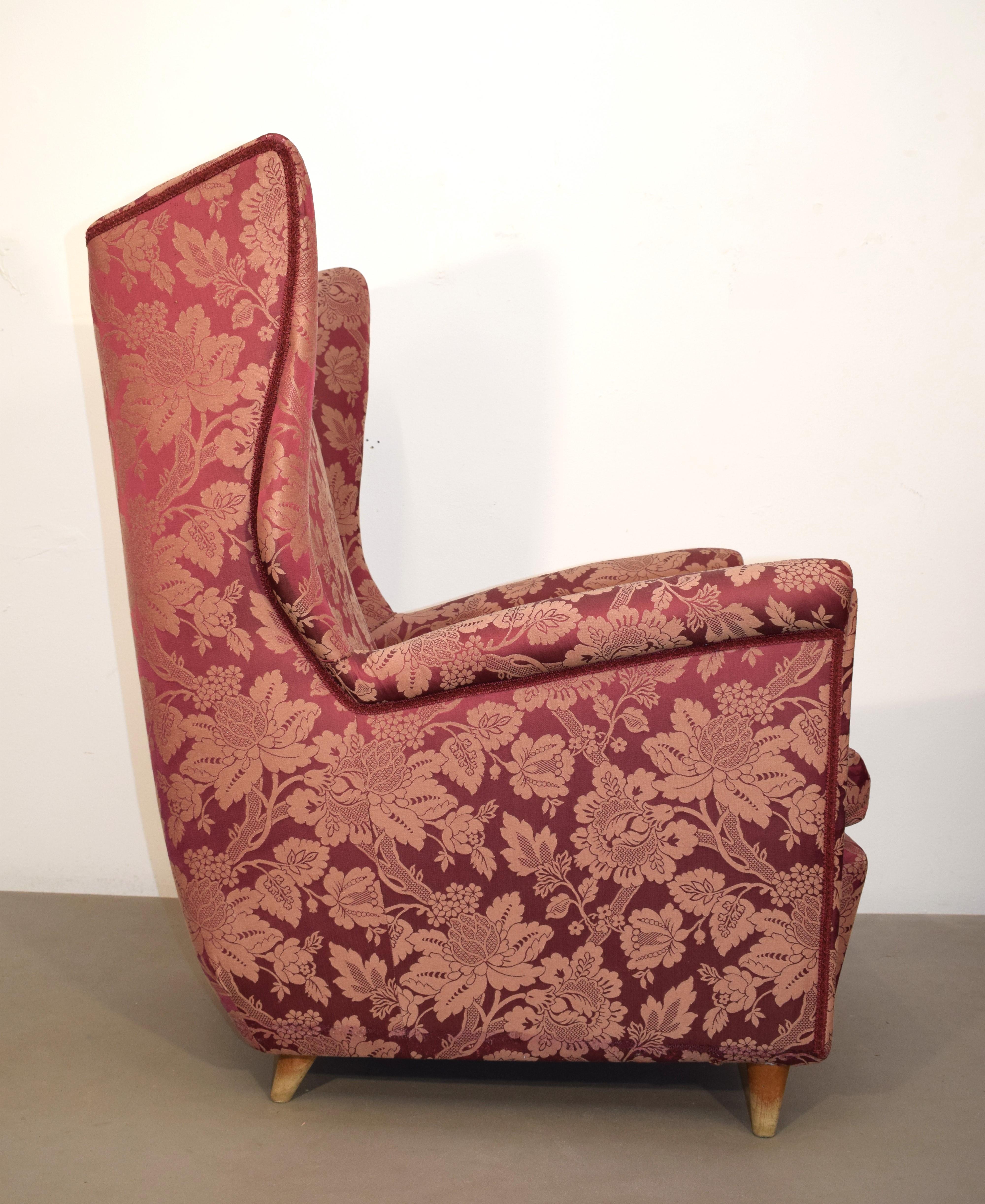 Mid-20th Century Pair of Italian bergère by Melchiorre Bega, 1950s