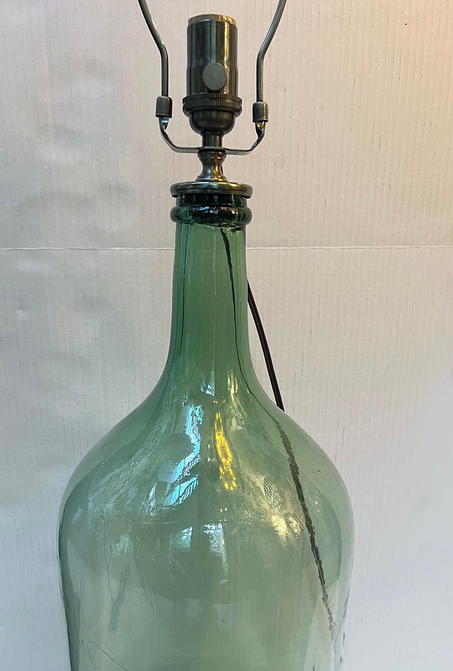 Pair of Italian Blown Glass lamps For Sale 1