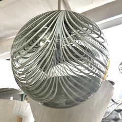 Pair of Italian Blown Glass Light Fixtures, Sold Individually