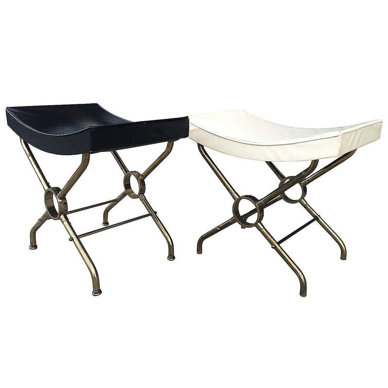 V Brass Bench by Soraya Osorio For Sale at 1stDibs | v benches, pony ...