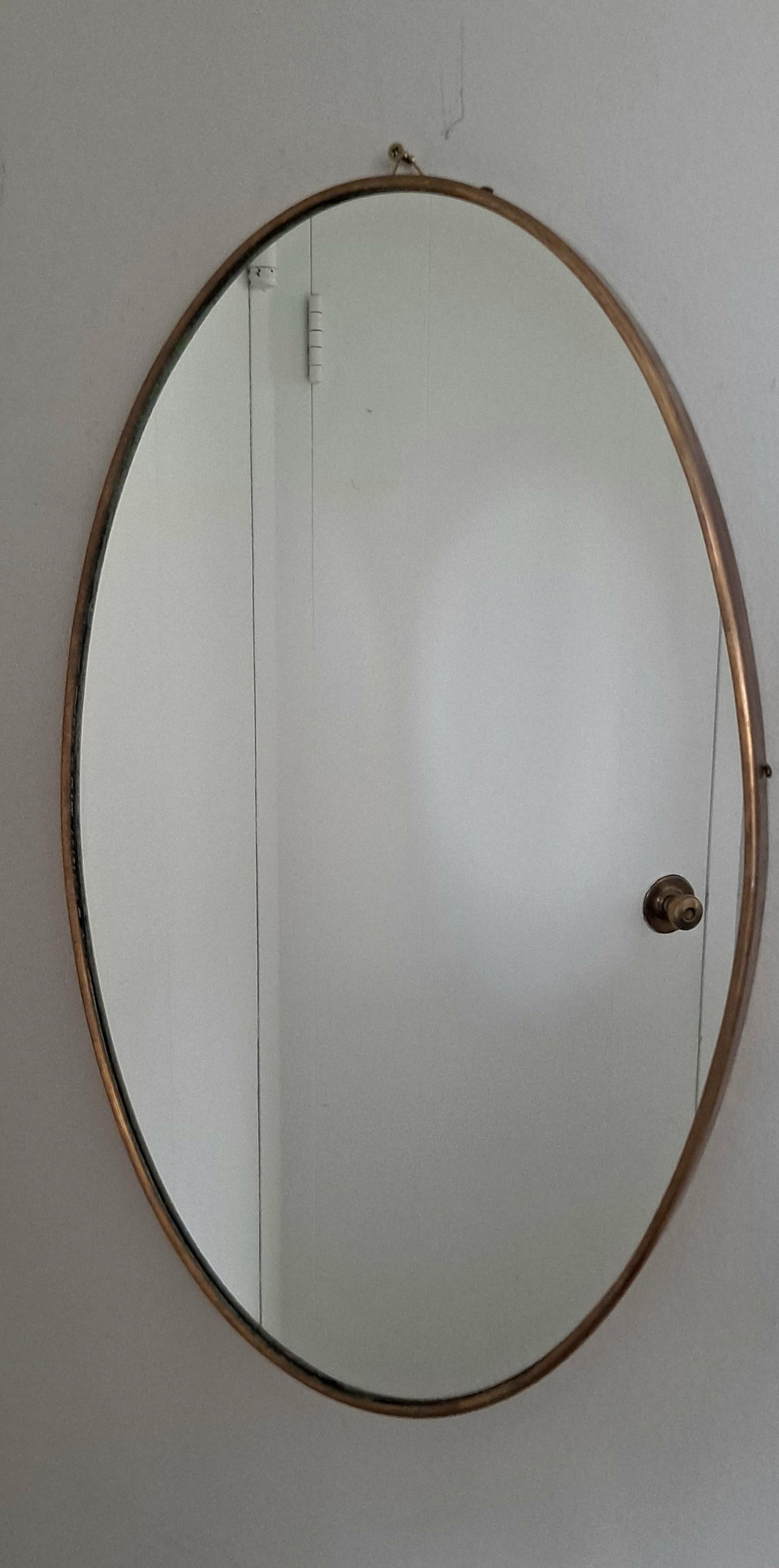 Pair of Italian Brass Mirrors 6