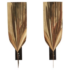 Pair of Italian Brass Sconces