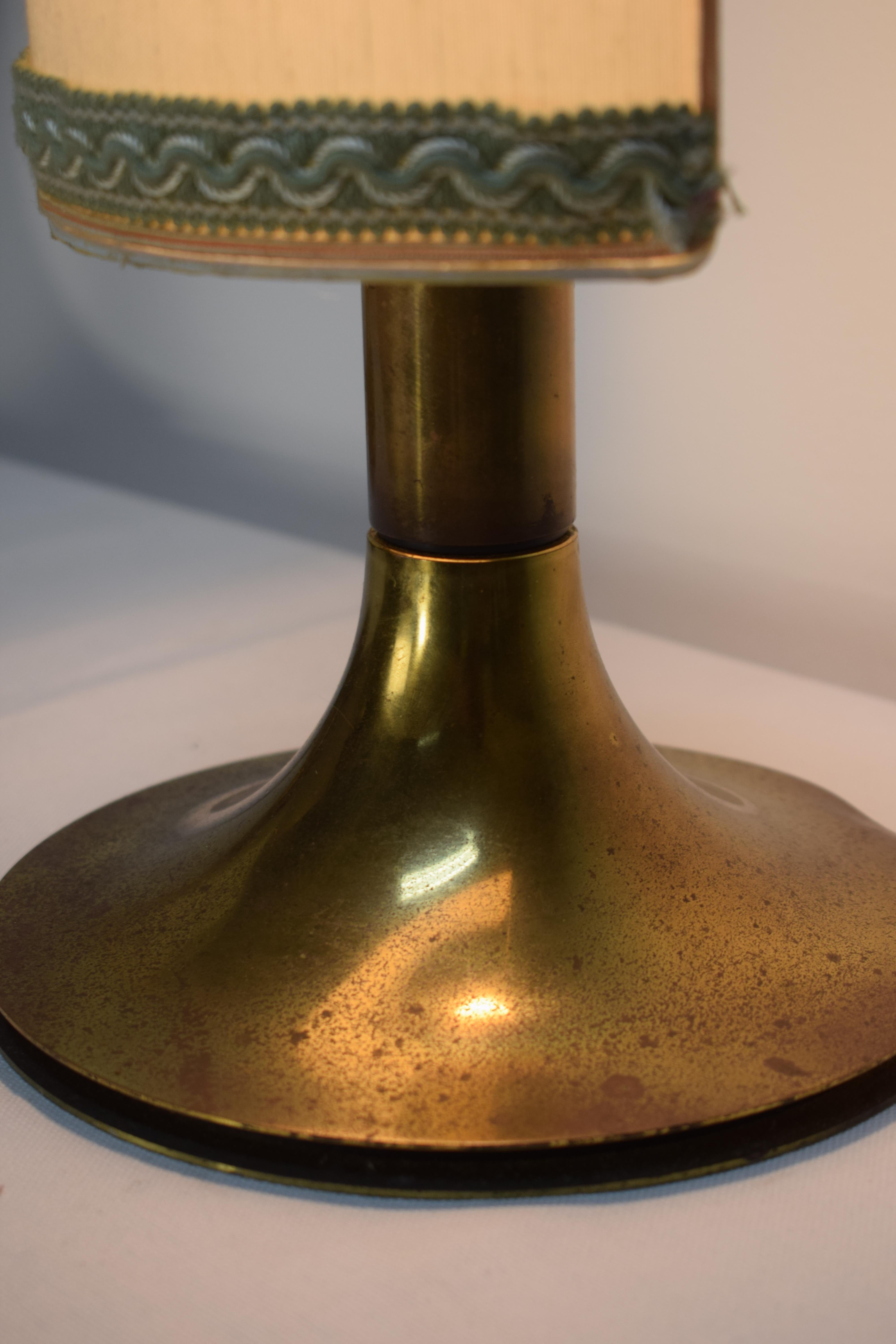 Pair of Italian Brass Table Lamps, 1960s 3