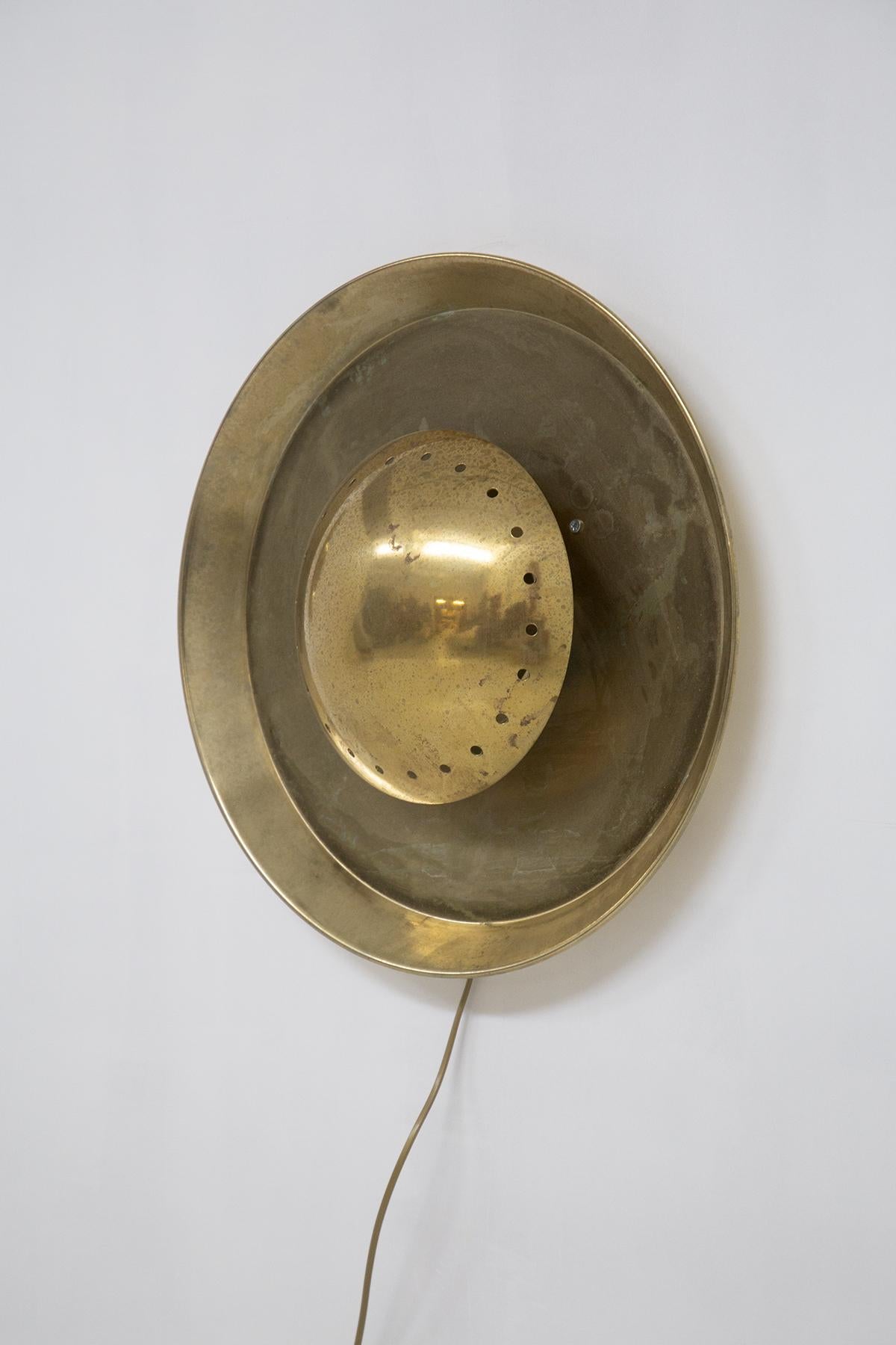 brass wall lamps made in italy