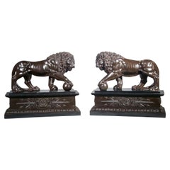 Pair of Italian  Grand Tour style Lions