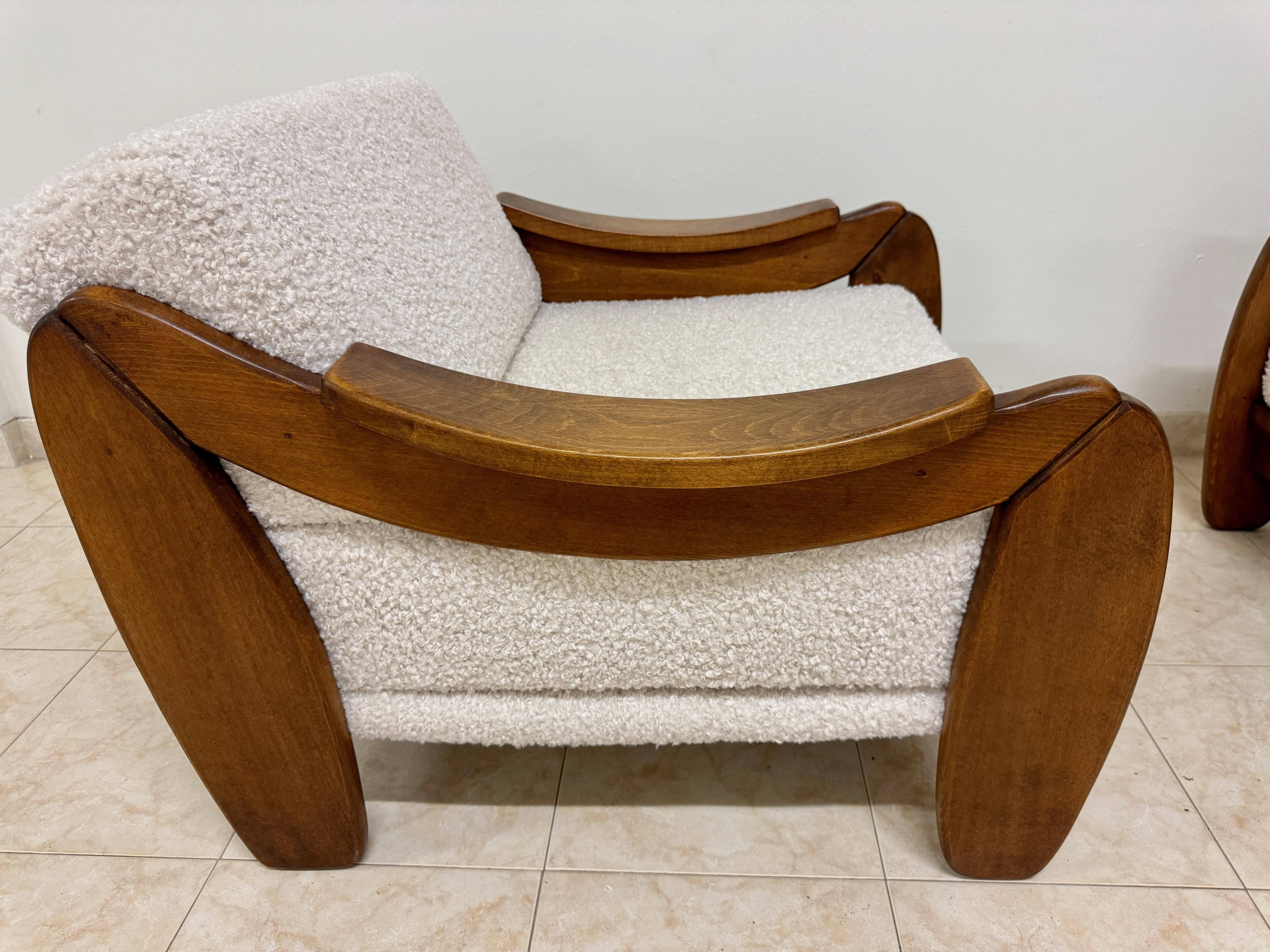 XXIe siècle et contemporain Paire de fauteuils brutalistes italiens en vente