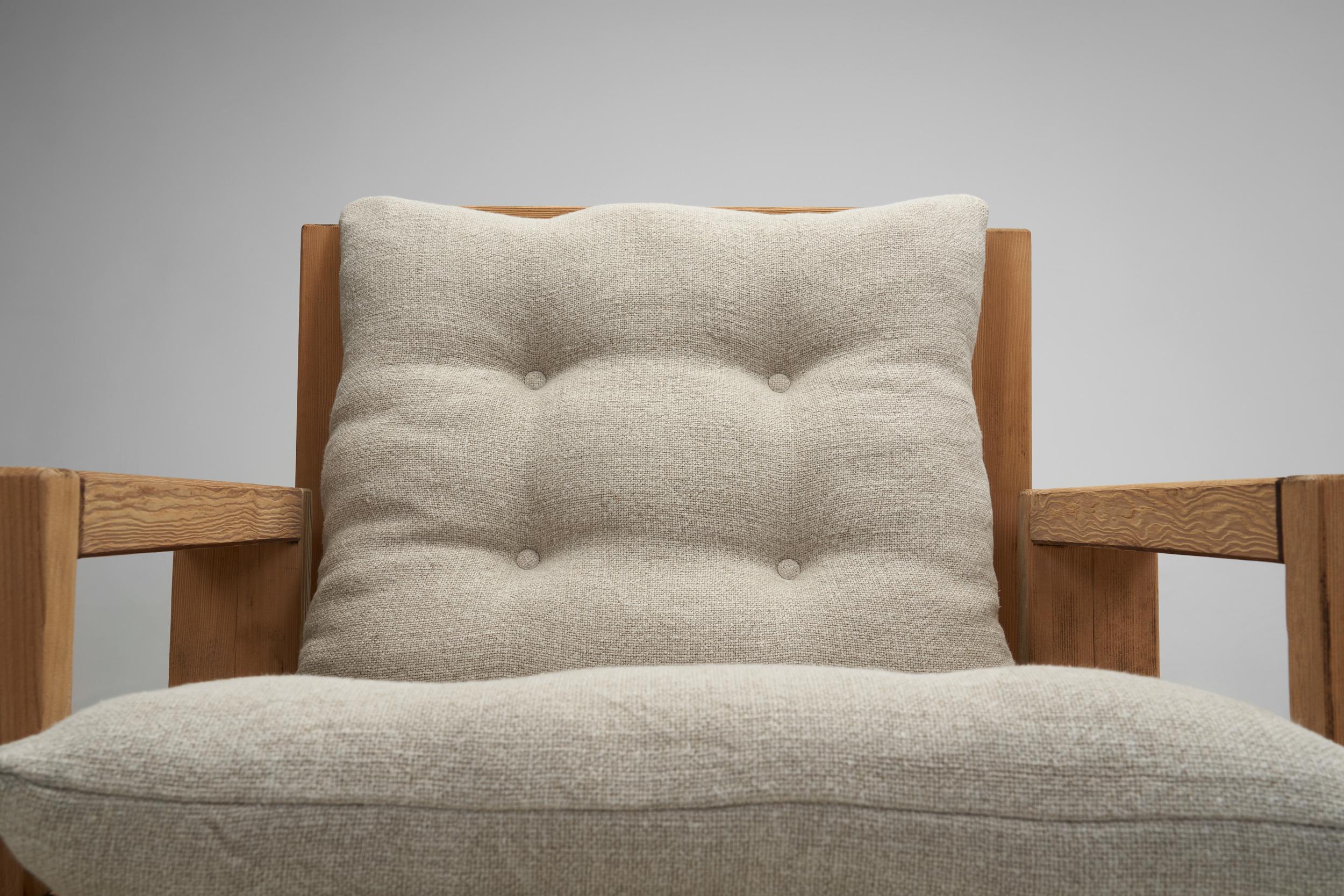 Paire de fauteuils italiens brutalistes, Italie, 1970 en vente 6