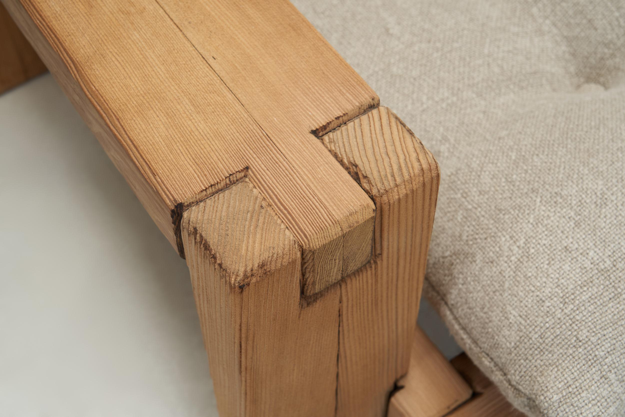 Paire de fauteuils italiens brutalistes, Italie, 1970 en vente 7