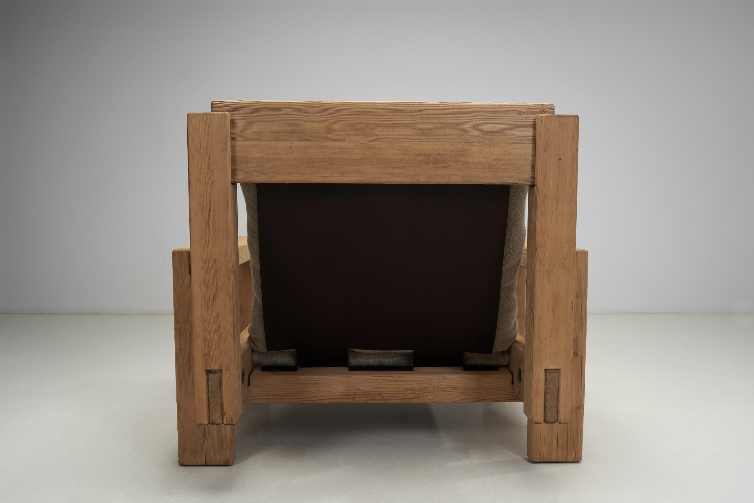Paire de fauteuils italiens brutalistes, Italie, 1970 en vente 10