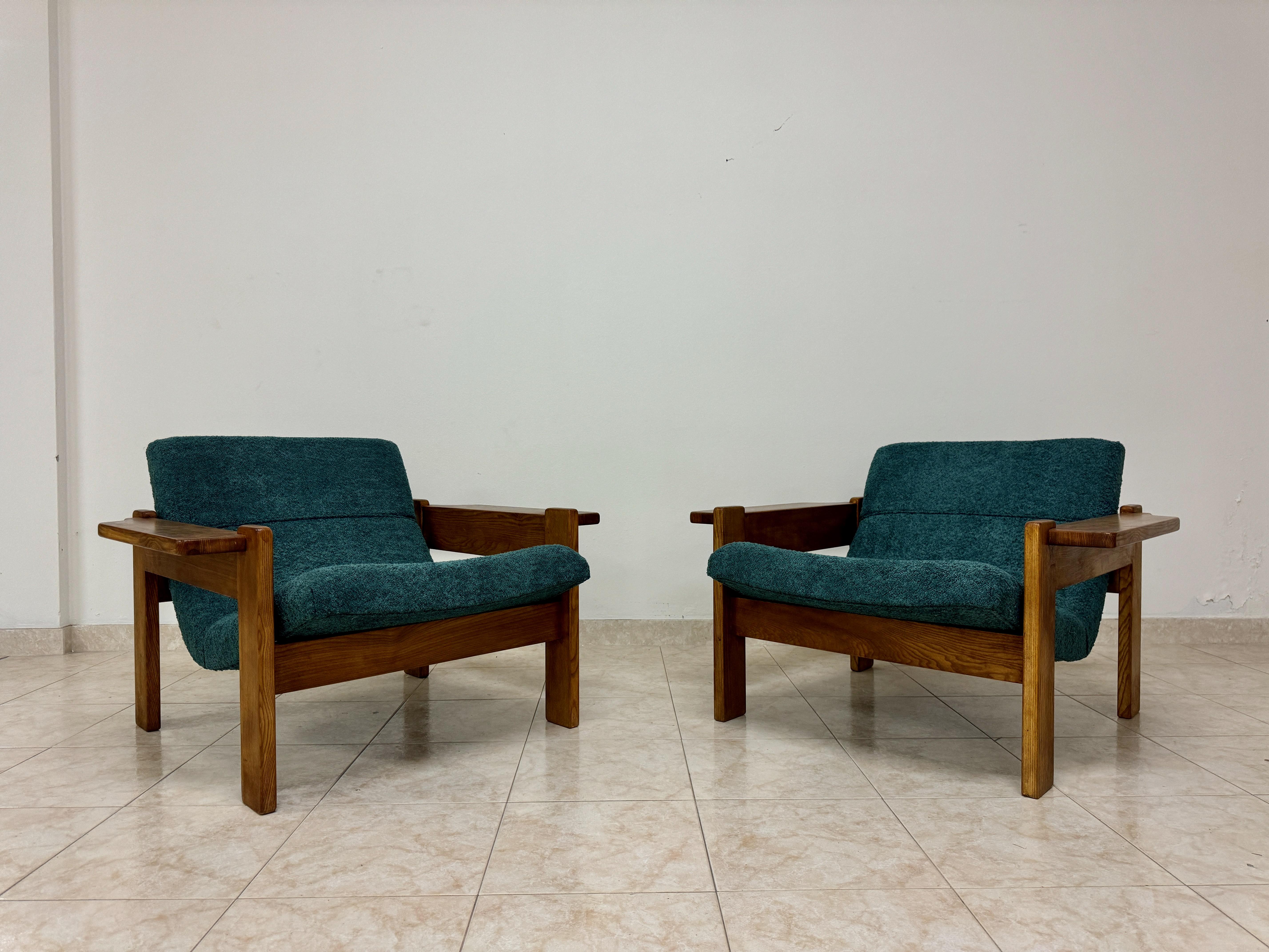 Pareja de sillones italianos de estilo brutalista en Nuevo estado para la venta en London, London